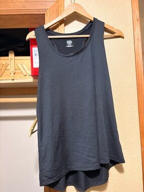 Athletic Works Black Layered-Hem Women’s Tank Top